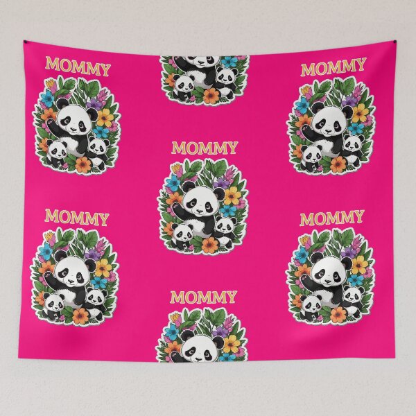 Item preview, panda mom designed and sold by YolaShopOnline.