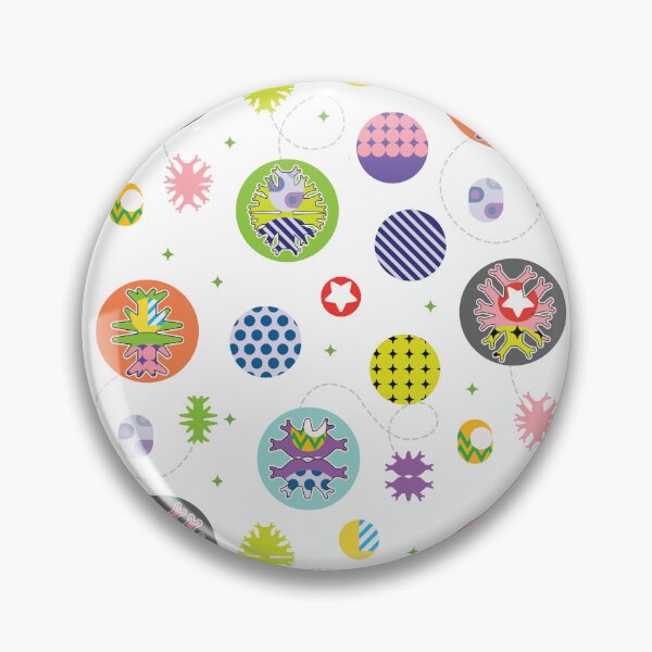 Item preview, Desmids colorful, Algae art, Plankton pattern art, Staurastrum microalgae, Gift for Biologist designed and sold by thurakitdew.