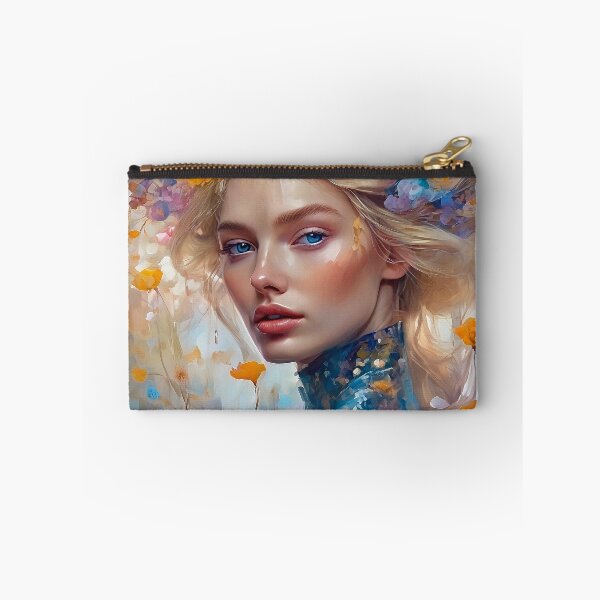 Item preview, Elsa Hosk with flowers designed and sold by bogfl.