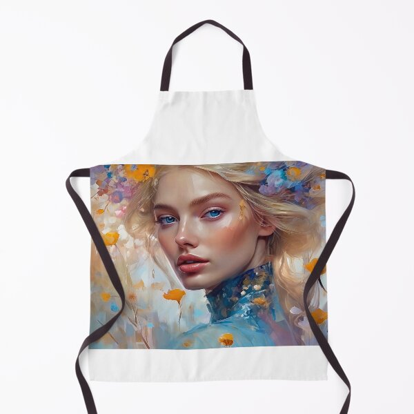Item preview, Elsa Hosk with flowers designed and sold by bogfl.