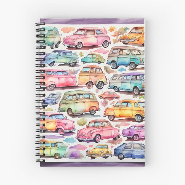 Item preview, Colorful pastel colored cars and other vehicles stickers designed and sold by stevanovicigor.