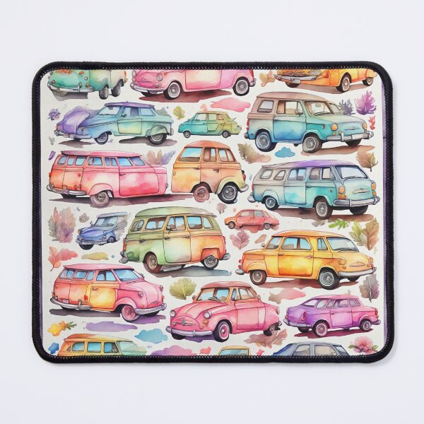 Item preview, Colorful pastel colored cars and other vehicles stickers designed and sold by stevanovicigor.