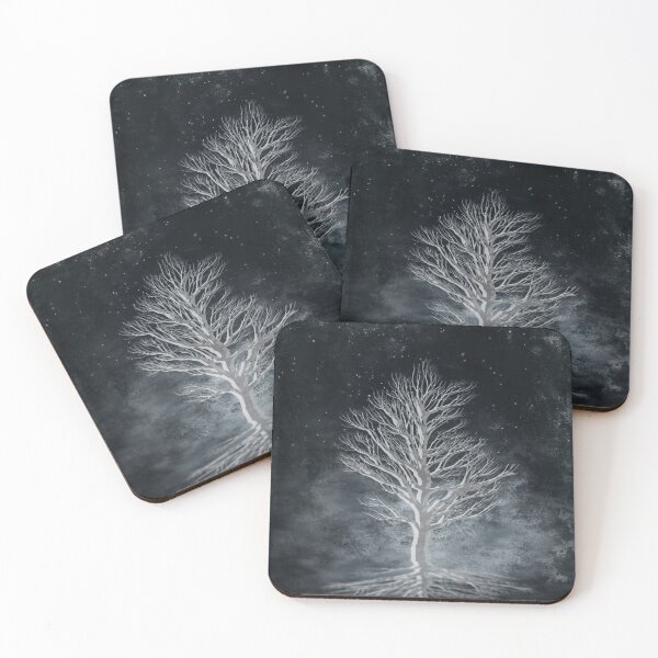 Item preview, Dream Tree - Night Scene With Tree designed and sold by Dyrk Wyst Redbubble Shop.