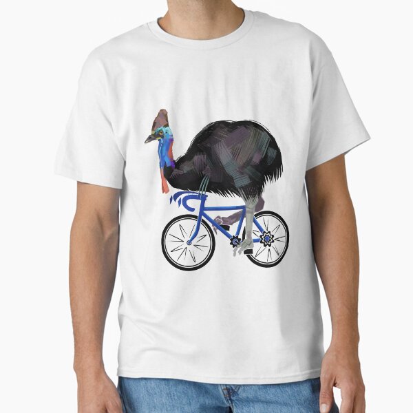 Artikel-Vorschau von Kasuar auf einem Fahrrad, designt und verkauft von Acts Of Paint.
