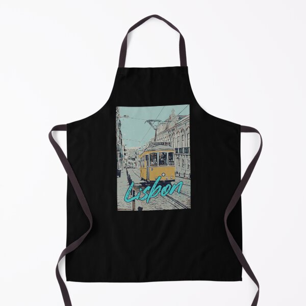 Item preview, Lisbon Iconic Tramway and Street Illustration designed and sold by Lemomo-artworks.