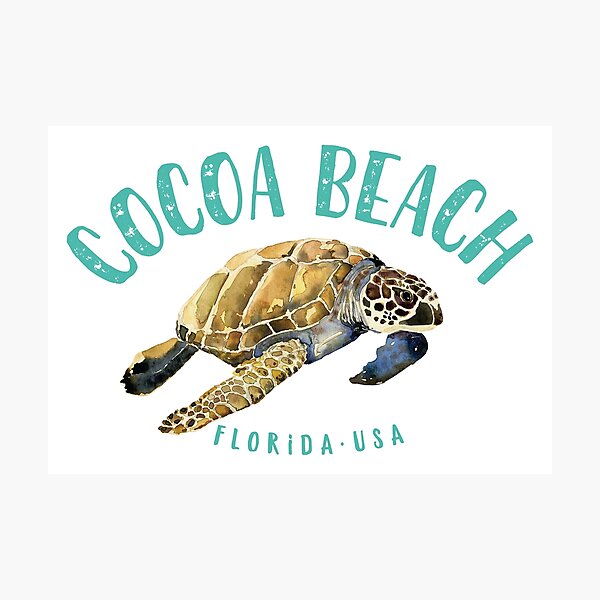 Item preview, Cocoa Beach Florida Sea Turtle Design designed and sold by Futurebeachbum.