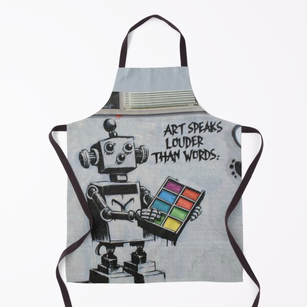 Item preview, Robot Stencil Graffiti designed and sold by Bomax121.