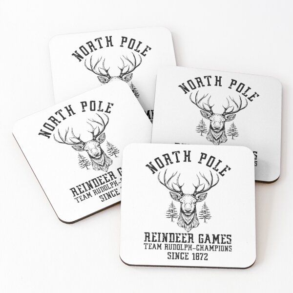 Item preview, North Pole Reindeer Games, Christmas Rudolph designed and sold by EsteticaVerus.
