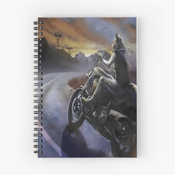 Item preview, werewolf riding motorcycle meme designed and sold by Reo12.