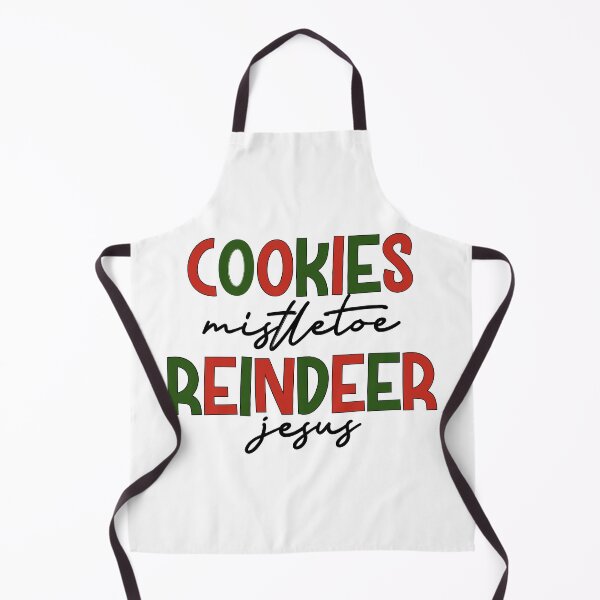 Item preview, Cookies Mistletoe Reindeer and Jesus, Christian Christmas designed and sold by EsteticaVerus.