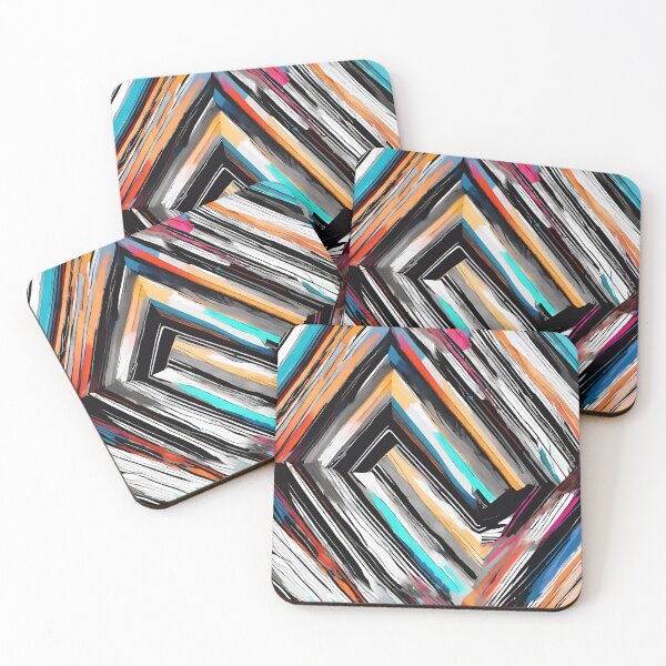 Item preview, Spectacular Colorful Line Pattern designed and sold by DigiDreamyArt.