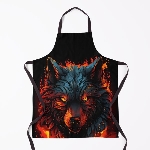 Item preview, Fire wolf designed and sold by unknown-places.