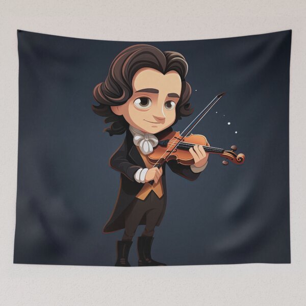 Item preview, Niccolò Paganini | cute style designed and sold by ComicsFactory.
