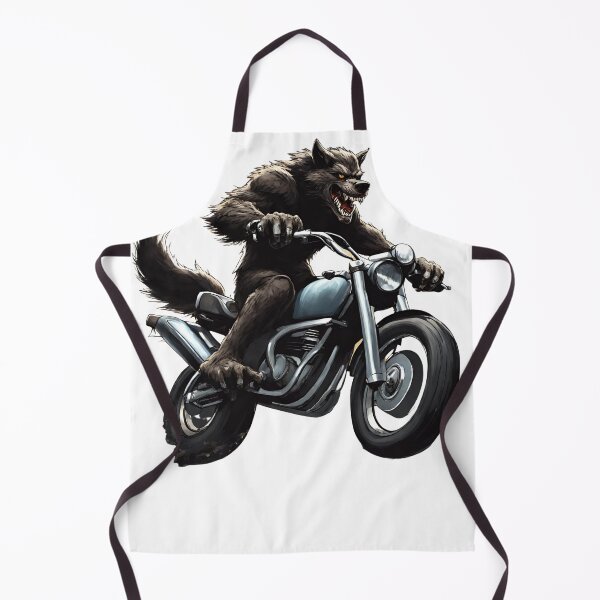 Item preview, werewolf riding motorcycle meme designed and sold by Reo12.