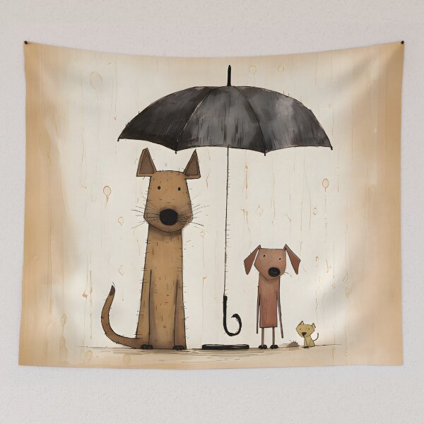 Item preview, The Three Musketeers and the Magical Umbrella designed and sold by SilverlynDraws.