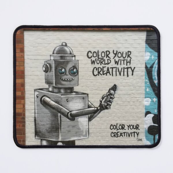 Item preview, Robot Stencil Graffiti designed and sold by Bomax121.