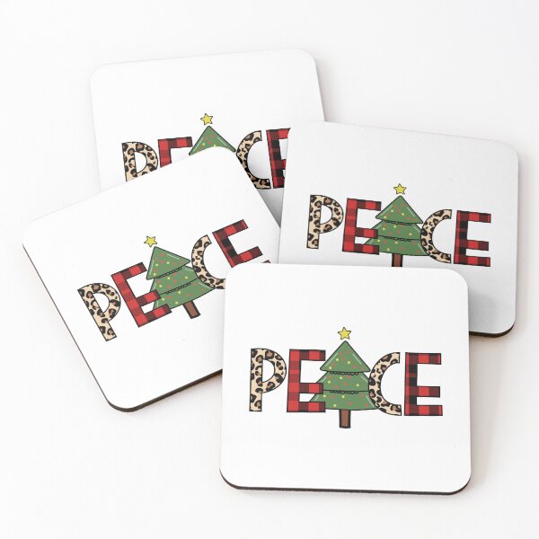 Item preview, Christmas Peace, Christmas Tree, Buffalo and Leopard designed and sold by EsteticaVerus.