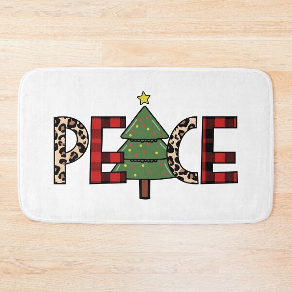 Item preview, Christmas Peace, Christmas Tree, Buffalo and Leopard designed and sold by EsteticaVerus.
