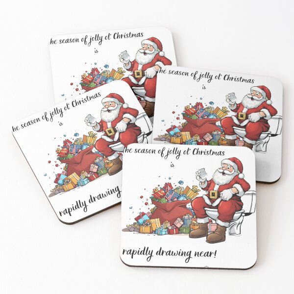 Item preview, santa christmas rapidly drawing near designed and sold by PGgadgetsSHOP.