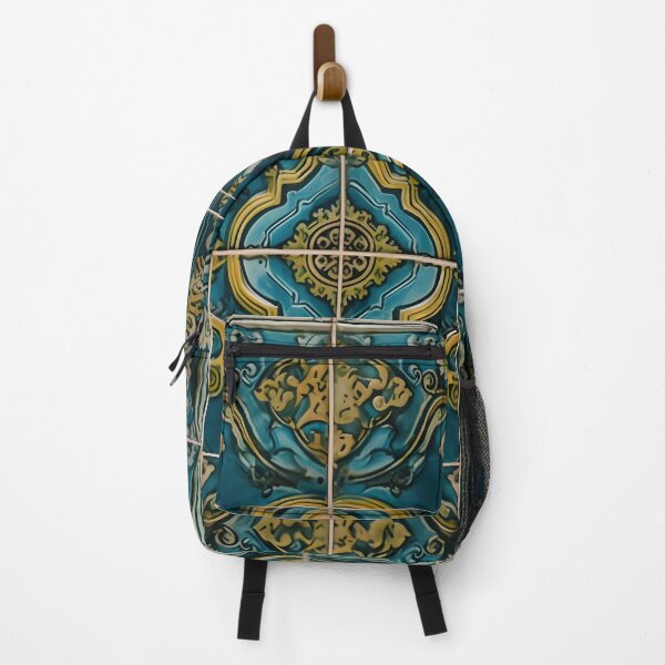 Item preview, Teal Art Deco Oriental Pattern designed and sold by ArDecoS.