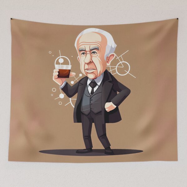 Item preview, Niels Bohr | cute style designed and sold by ComicsFactory.