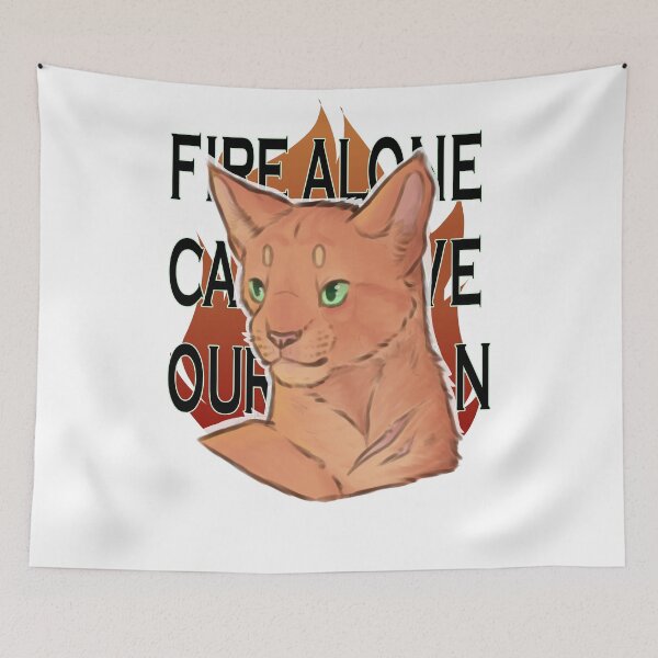 Item preview, Firestar warrior cats: fire alone will save our clan designed and sold by LizIsLiving.
