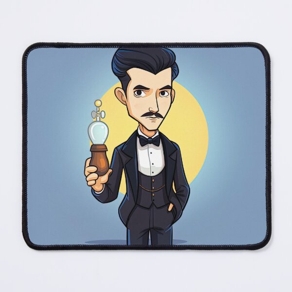 Item preview, Nikola Tesla | cute style designed and sold by ComicsFactory.