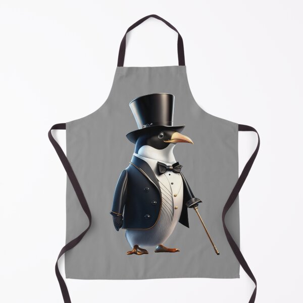 Item preview, Regal Penguin Elegance: Victorian-Inspired Tuxedo with Top Hat, Monocle, and Cane designed and sold by GranitTR.