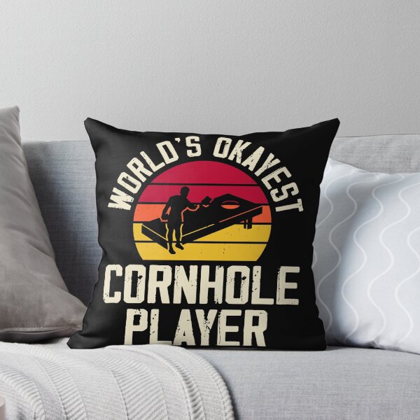 Item preview, World's Okayest Cornhole Player - Funny Baggo Bean Bag Toss Game Cornhole Vintage designed and sold by naworas.