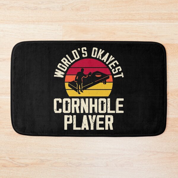 Item preview, World's Okayest Cornhole Player - Funny Baggo Bean Bag Toss Game Cornhole Vintage designed and sold by naworas.
