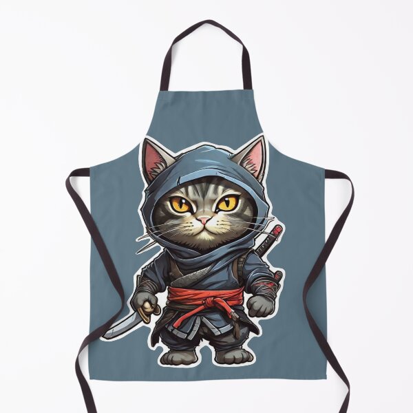 Item preview, Cat Ninja designed and sold by ArtCraftLab.