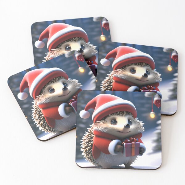 Artikelvorschau, Niedlicher kleiner Weihnachts-Igel entworfen und verkauft von Awesome Things.