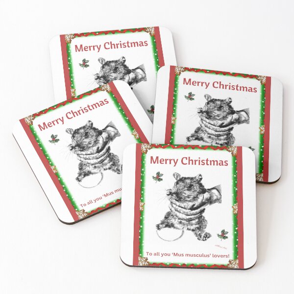 Item preview, Mouse xmas card designed and sold by AllansArts.