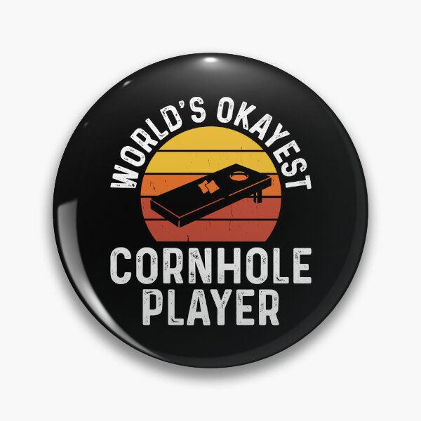 Item preview, World's Okayest Cornhole Player - Funny Baggo Bean Bag Toss Game Cornhole Retro designed and sold by naworas.