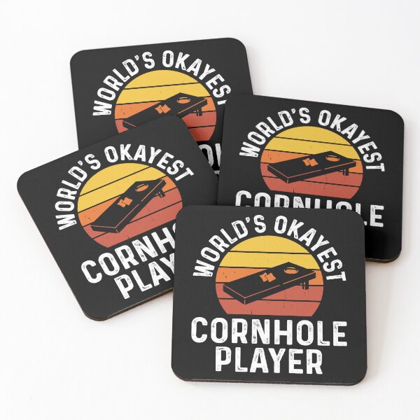 Item preview, World's Okayest Cornhole Player - Funny Baggo Bean Bag Toss Game Cornhole Retro designed and sold by naworas.