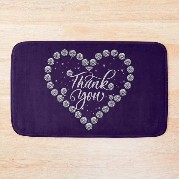 Item preview, Thank you with diamonds heart designed and sold by Rbnano.