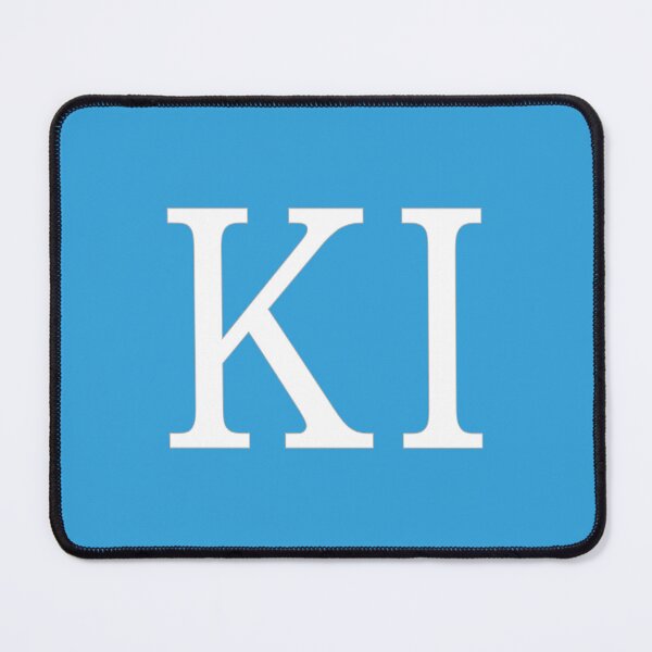 Item preview, KI Initials Monogram Elegant White Letters designed and sold by Jeallan Designs.