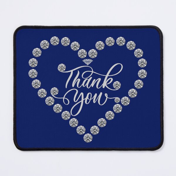 Item preview, Thank you with diamonds heart designed and sold by Rbnano.
