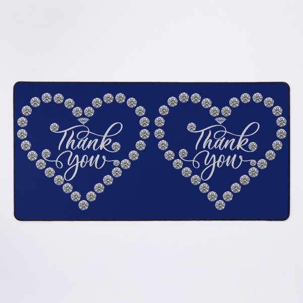 Item preview, Thank you with diamonds heart designed and sold by Rbnano.