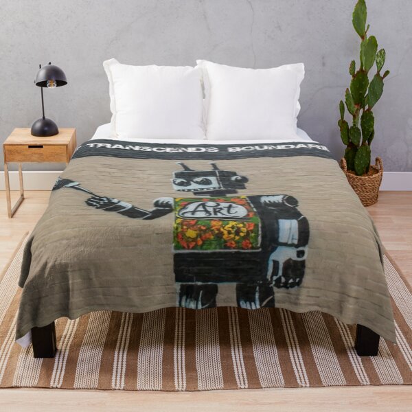 Item preview, Robot Stencil Graffiti designed and sold by Bomax121.