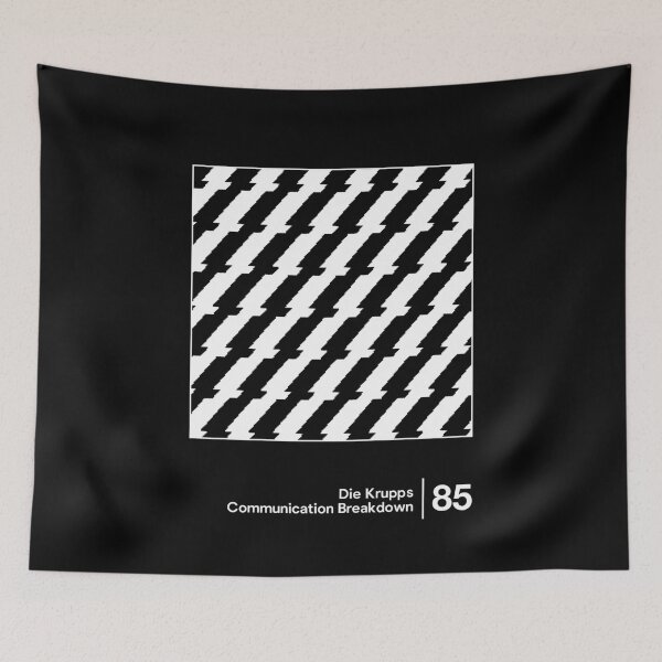 Item preview, Communication Breakdown - Minimal Style Graphic Artwork  designed and sold by Saudade--.