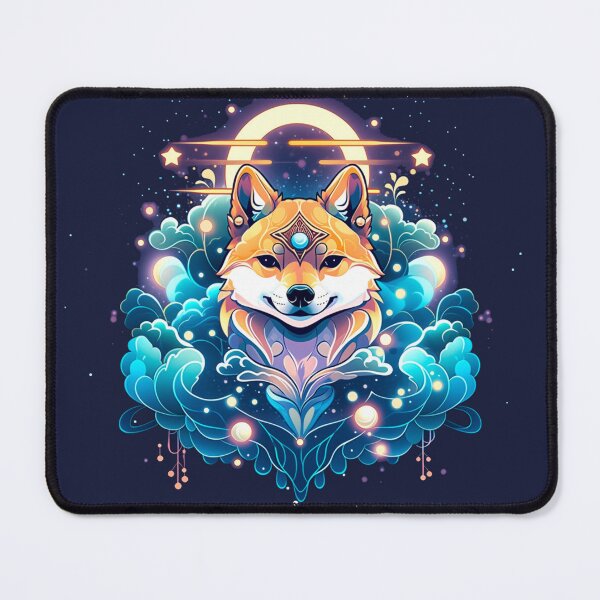 Item preview, Psychedelic Shiba Inu designed and sold by CleverboyDsgns.