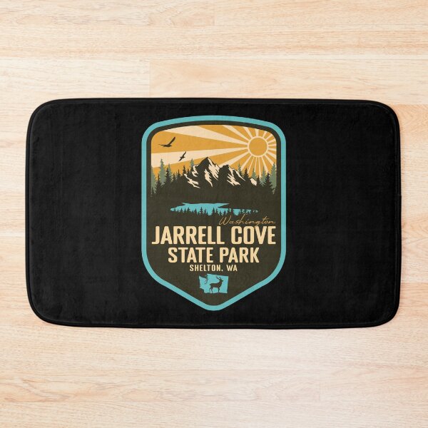 Item preview, Jarrell Cove State Park Washington - WA Retro Badge Forest and Wilderness  designed and sold by mountainfad.