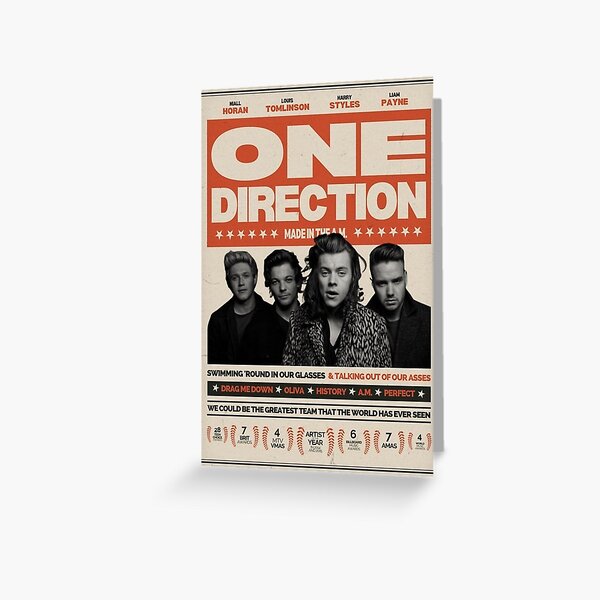 Item preview, One Direction Made in the A.M Album Artwork designed and sold by tpwk designs.