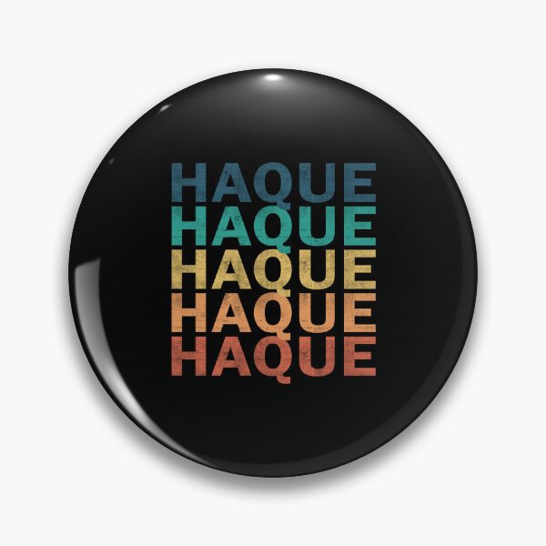 Item preview, Haque Name - Haque Vintage Retro Proud Name designed and sold by LeonorBialasz.