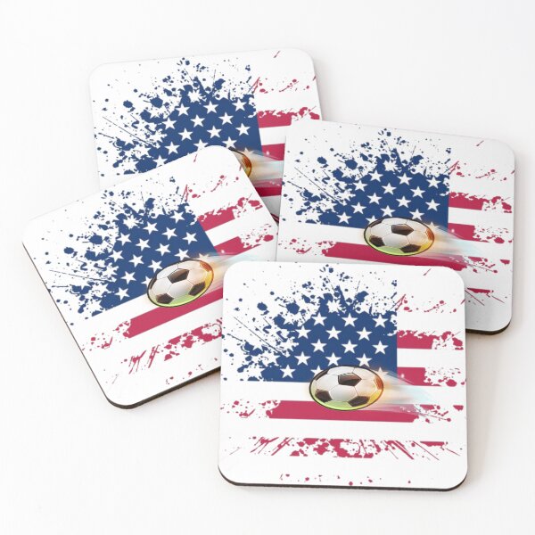 Item preview, American flag - soccer designed and sold by zorkaa1.