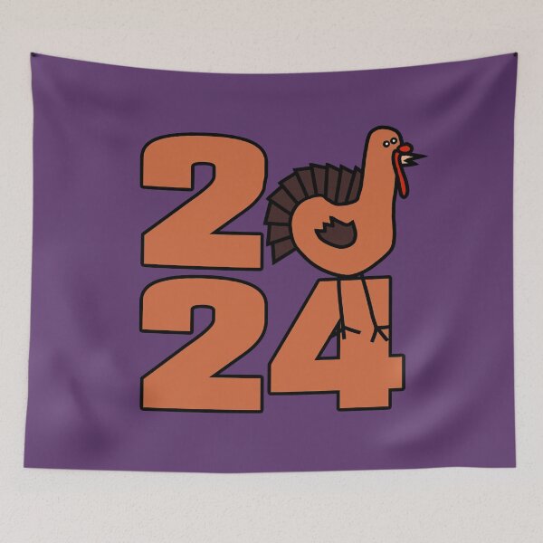 Item preview, Thanksgiving 2024 with Cute Turkey designed and sold by ellenhenry.