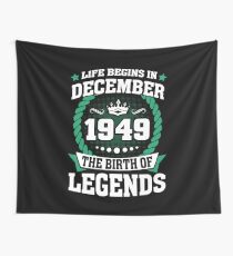 December 1949 The Birth Of Legends Wall Tapestry