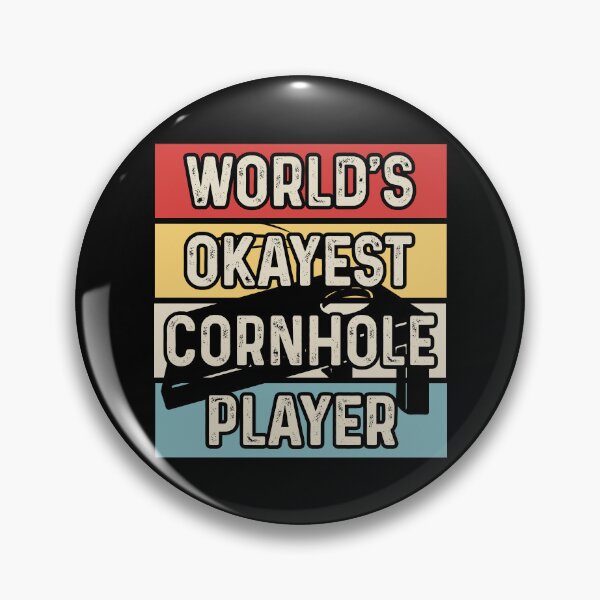 Item preview, World's Okayest Cornhole Player Vintage Design - Funny Baggo Bean Bag Toss Game Cornhole designed and sold by naworas.