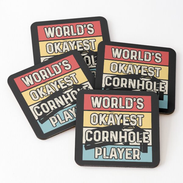 Item preview, World's Okayest Cornhole Player Vintage Design - Funny Baggo Bean Bag Toss Game Cornhole designed and sold by naworas.